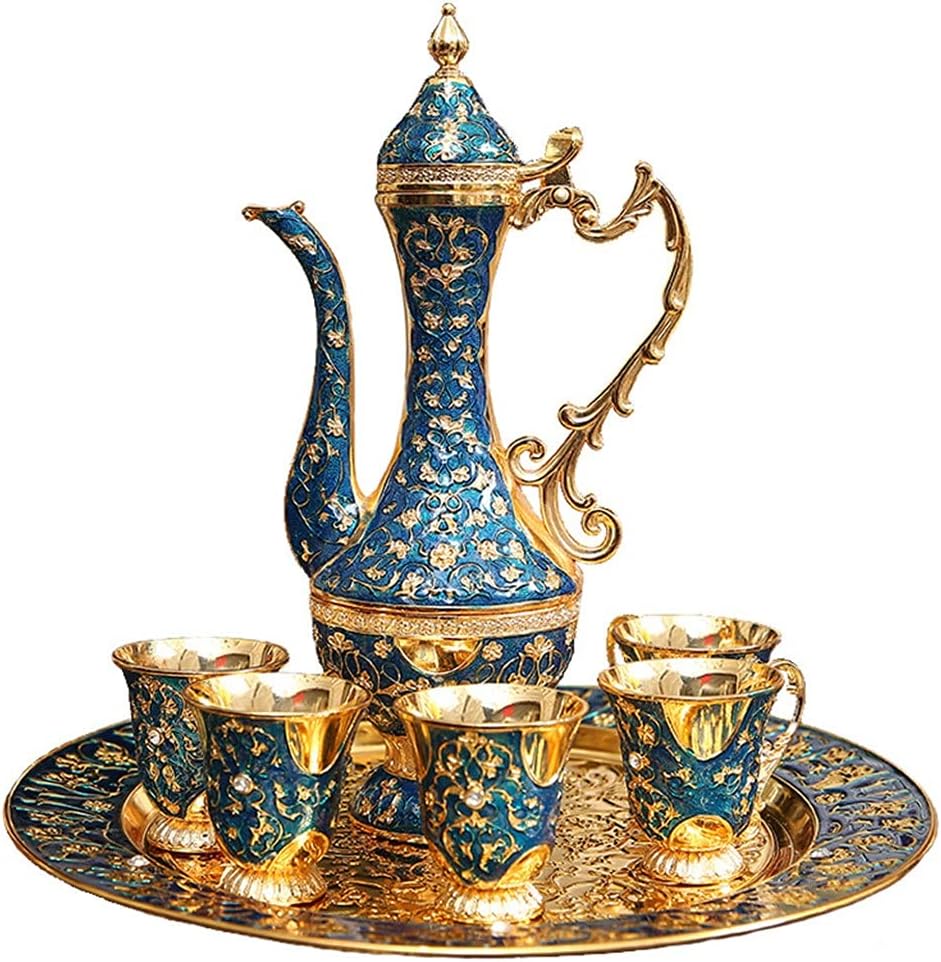 Liquor Wine Set Antique European-Style Gift Box Jin Wedding Birthday Gift Living Room Decoration