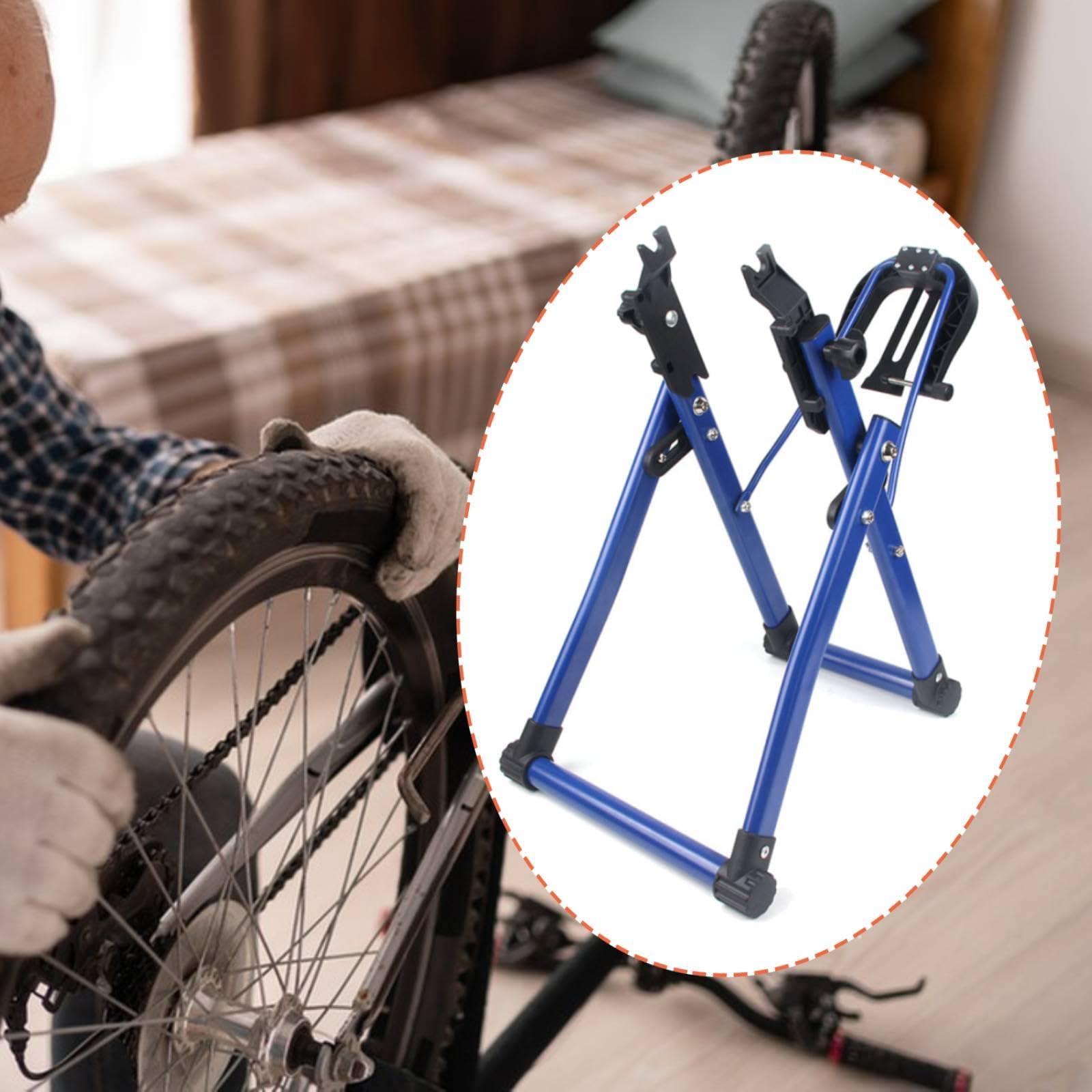 Klappbarer Fahrrad Zentrierständer mit Ablagefach – Professionelles Fahrradwerkzeug – Zuverlässiger, Tragbarer Reparatur Zentrierständer