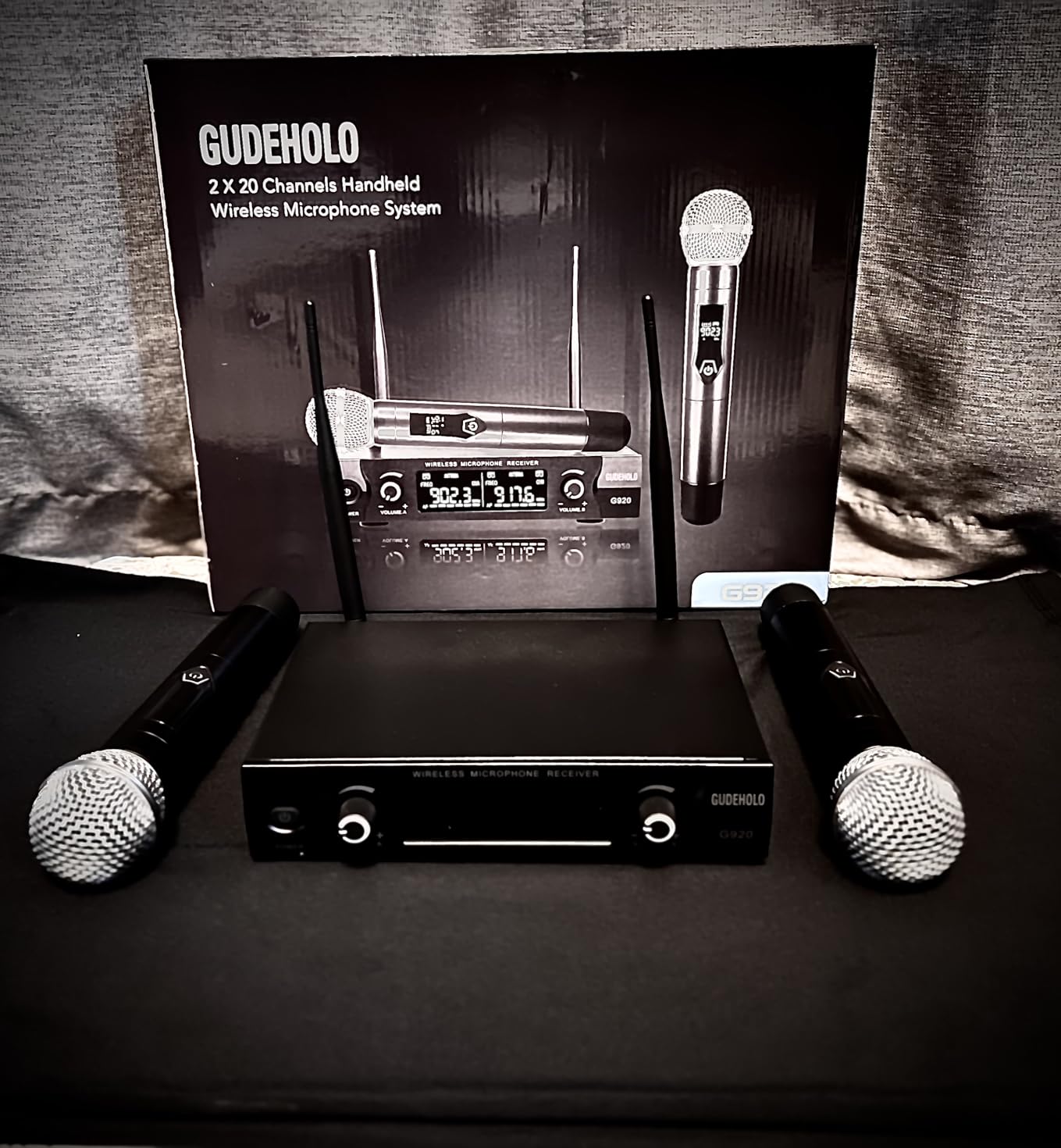 18/mo Finance GUDEHOLO Wireless Microphone System with case, Metal
