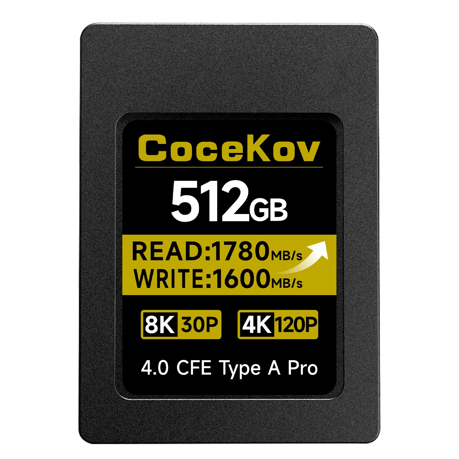 512GB CFexpress 4.0 Type A Card 1780MB/s Read Speed & 1600MB/s Write Speed Type A Memory Card for RAW 4K/8K Video Recording Compatible with Sony Alpha Sony FX Cameras