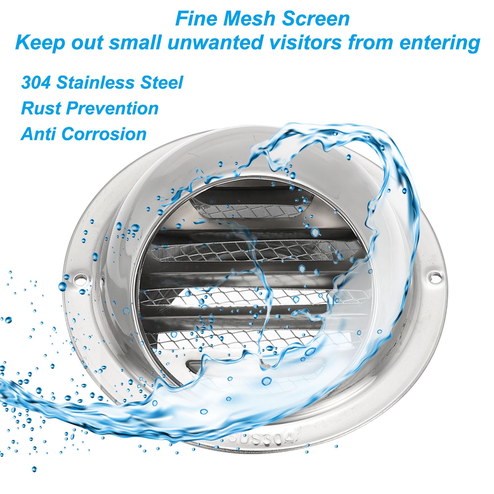 PATIKIL Exhaust Air Vent Cover 3.1 Inch - Image 4