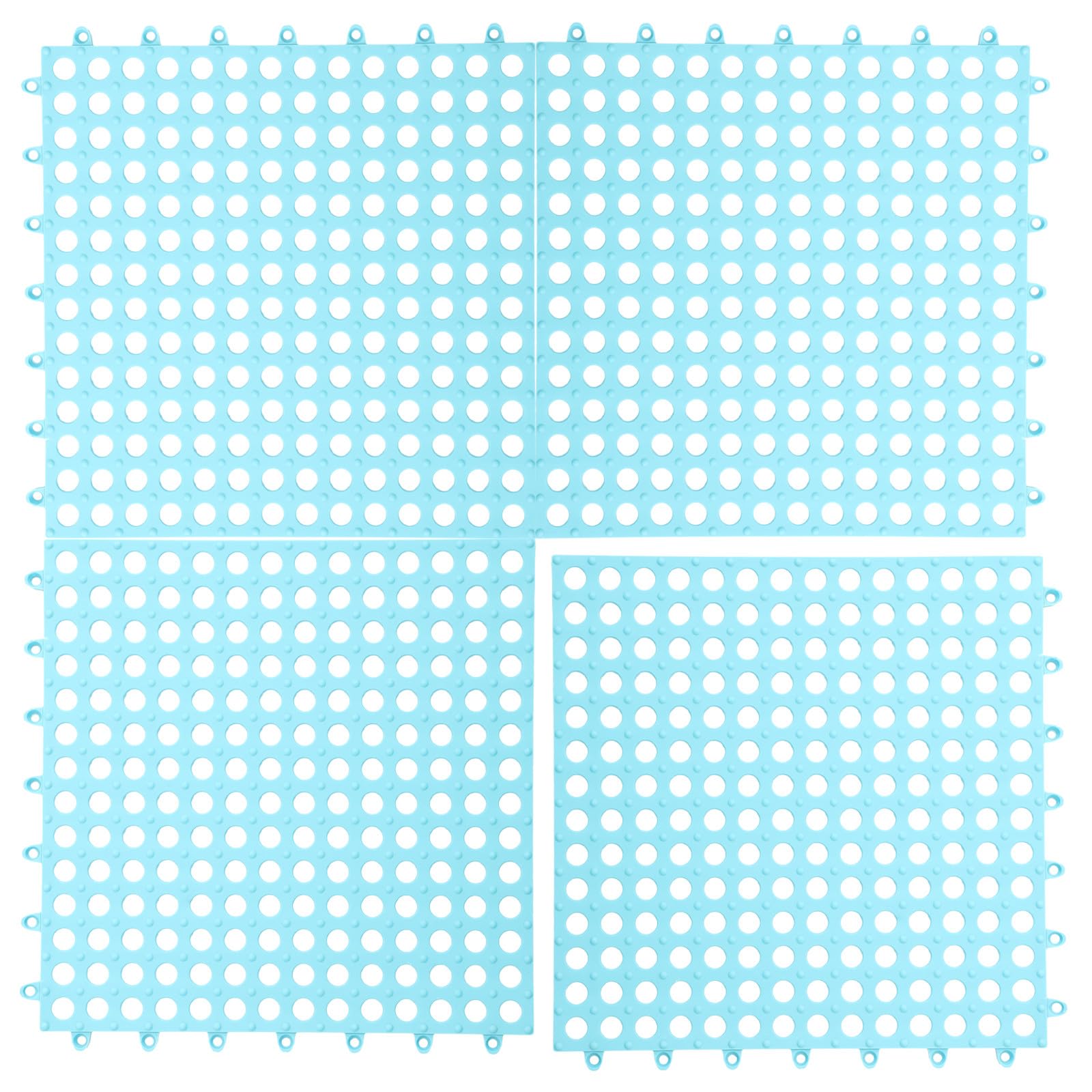 Tapis cage lapin pour éviter les pattes mouillées avec design creux