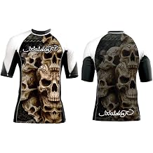 Rashguard with Sumblimation Size L Sparring Fitness Rash Guards Sports Wear Grappling, Kickboxing Rash Guards, Fighting, Muay Thai Training Rash Guards Black