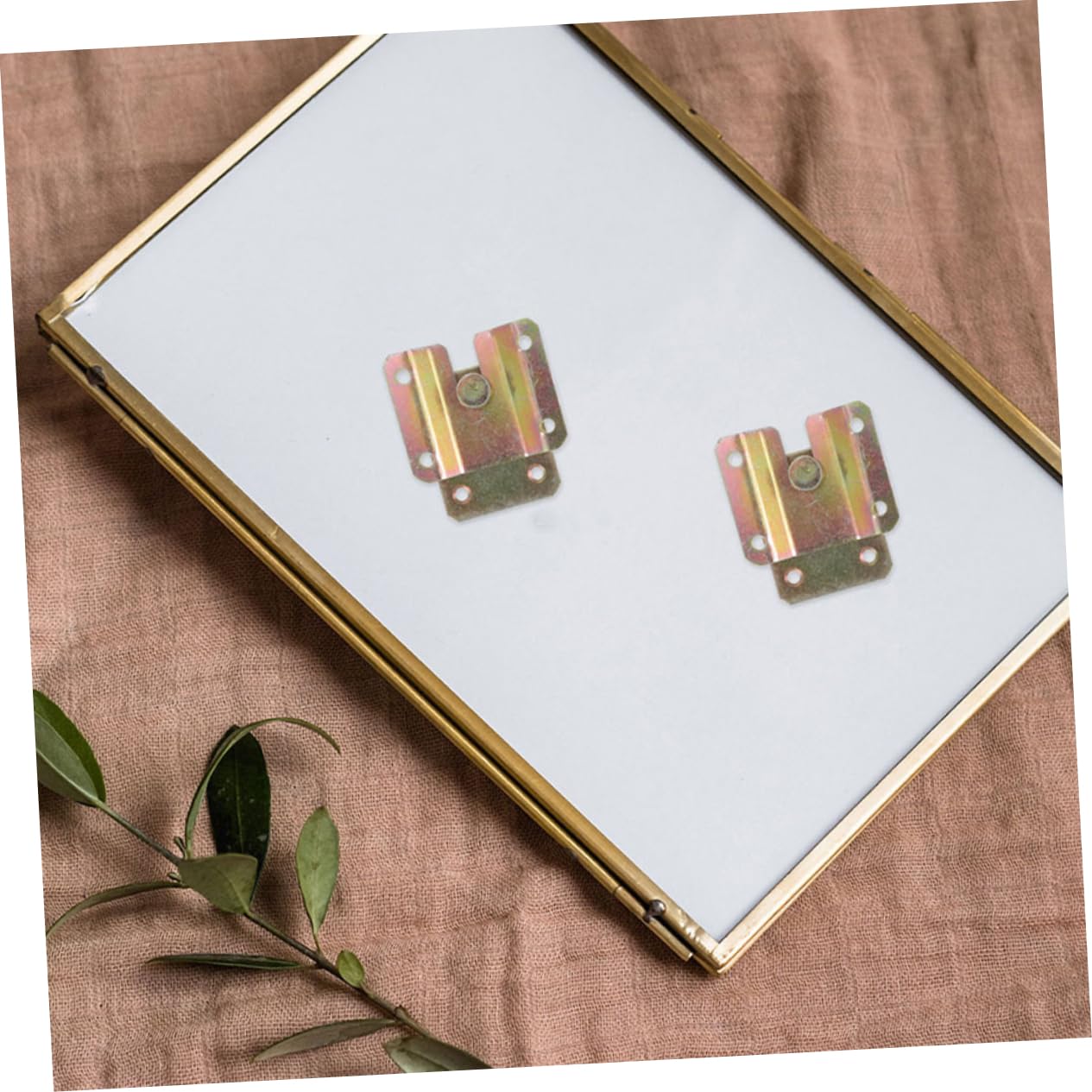 SHINEOFI 12 Crochets Emboîtables Suspendre, Support pour Cadre Photo en Fer Finition Polie, Résistant la Déformation, pour Organisation Maison et DIY