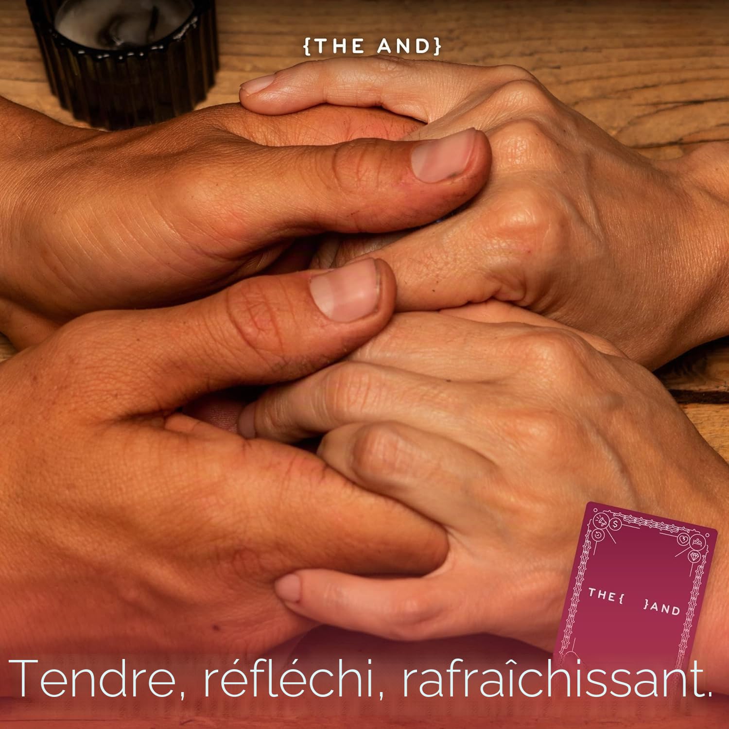 {THE AND} Édition à long terme pour couples – 199 cartes de conversation significatives pour couples – Questions pour reconnecter et approfondir les relations – Jeu de cartes pour couples pour