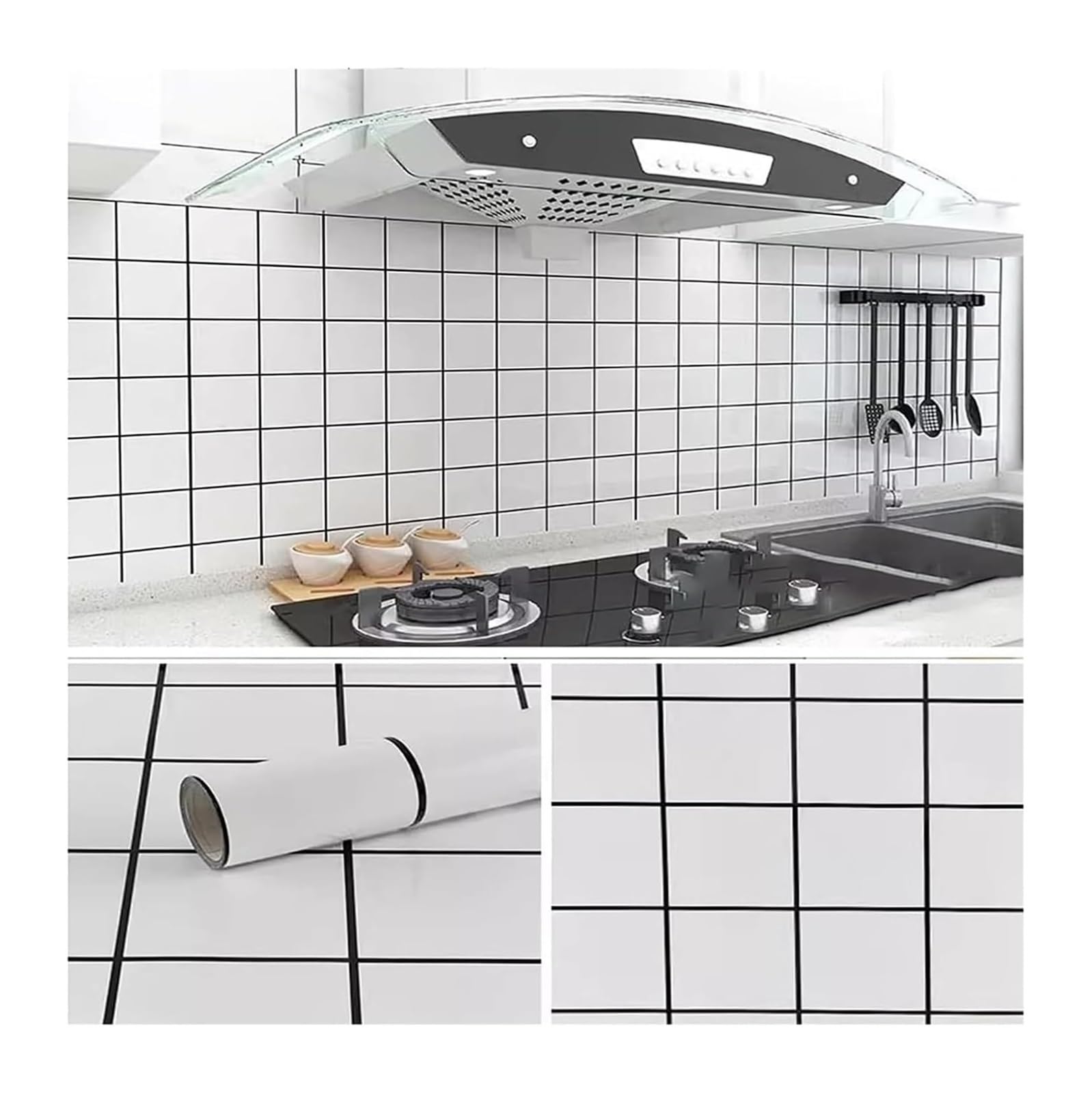Cvhfhjtg Wit Self Adhesive Wallpaper, Decorative Paper For Countertops, Self Adhesive Removable,Glossy Peel And Stick Marble Wallpaper(,0.6X5m/23.62X196.85in)