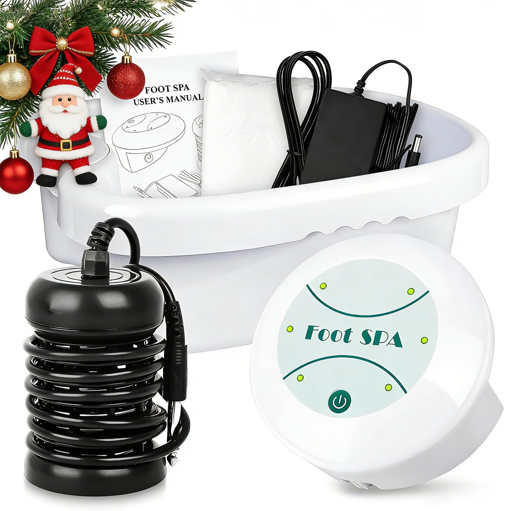 Ionic Foot Bath Detox Machine, Foot Detox Machine With Massage Basin, Ion Foot Bath For Home Use, Relax Stress and Regain Vitality