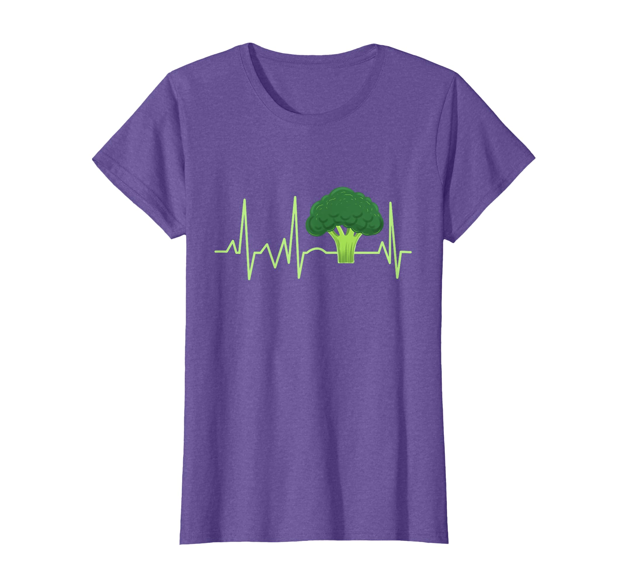Broccoli Heartbeat Broccoli Lover Gift T-Shirt