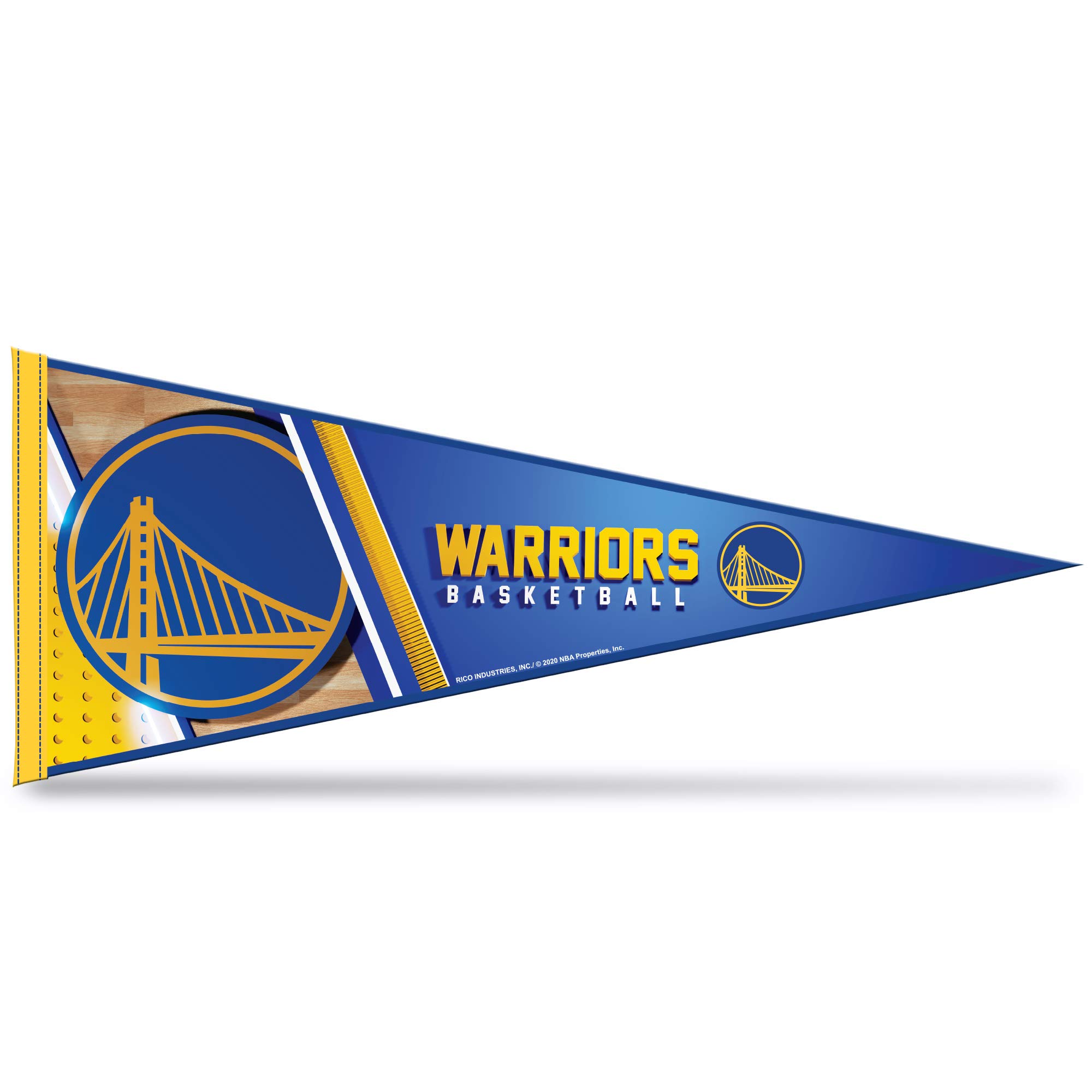 Rico Industries NBA Basketball 12" x 30" Felt Wall Décor Pennant - Great for Home/Bed Room/Man Cave Décor