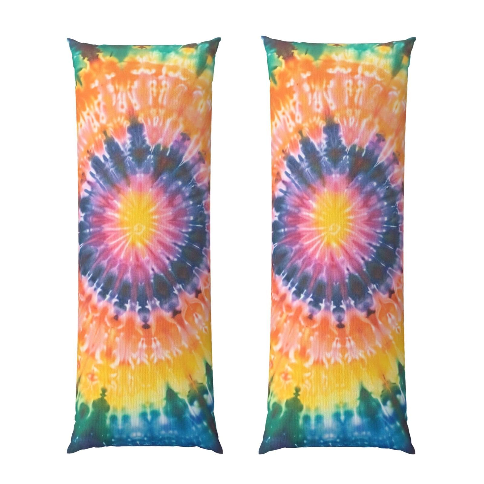 Body Pillow Cover 20x54 Inch, Tie Dye Print Long Lumbar Pillow Case with Zipper Long Body Pillowcase Decorative for Bed Sofa Bedroom
