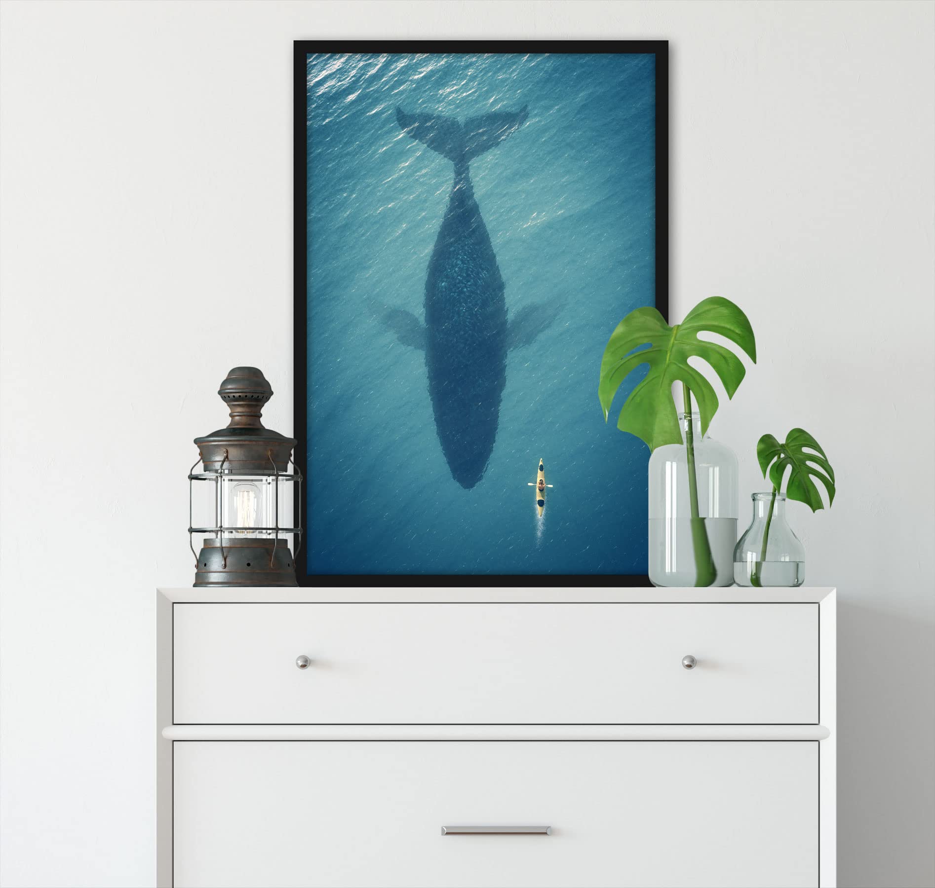 Poster con cornice portafoto in formato 100 x 70 cm