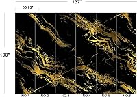 Vista 35 de Papel tapiz de pared para guardería infantil de bosques de acuarela coloridos, 137 x 100 pulgadas