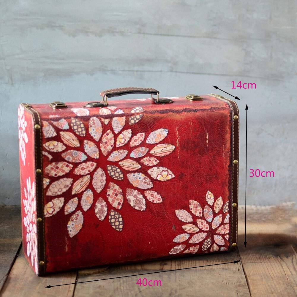 Amazon｜トランクケース アンティーク調 ヴィンテージラージトラベル