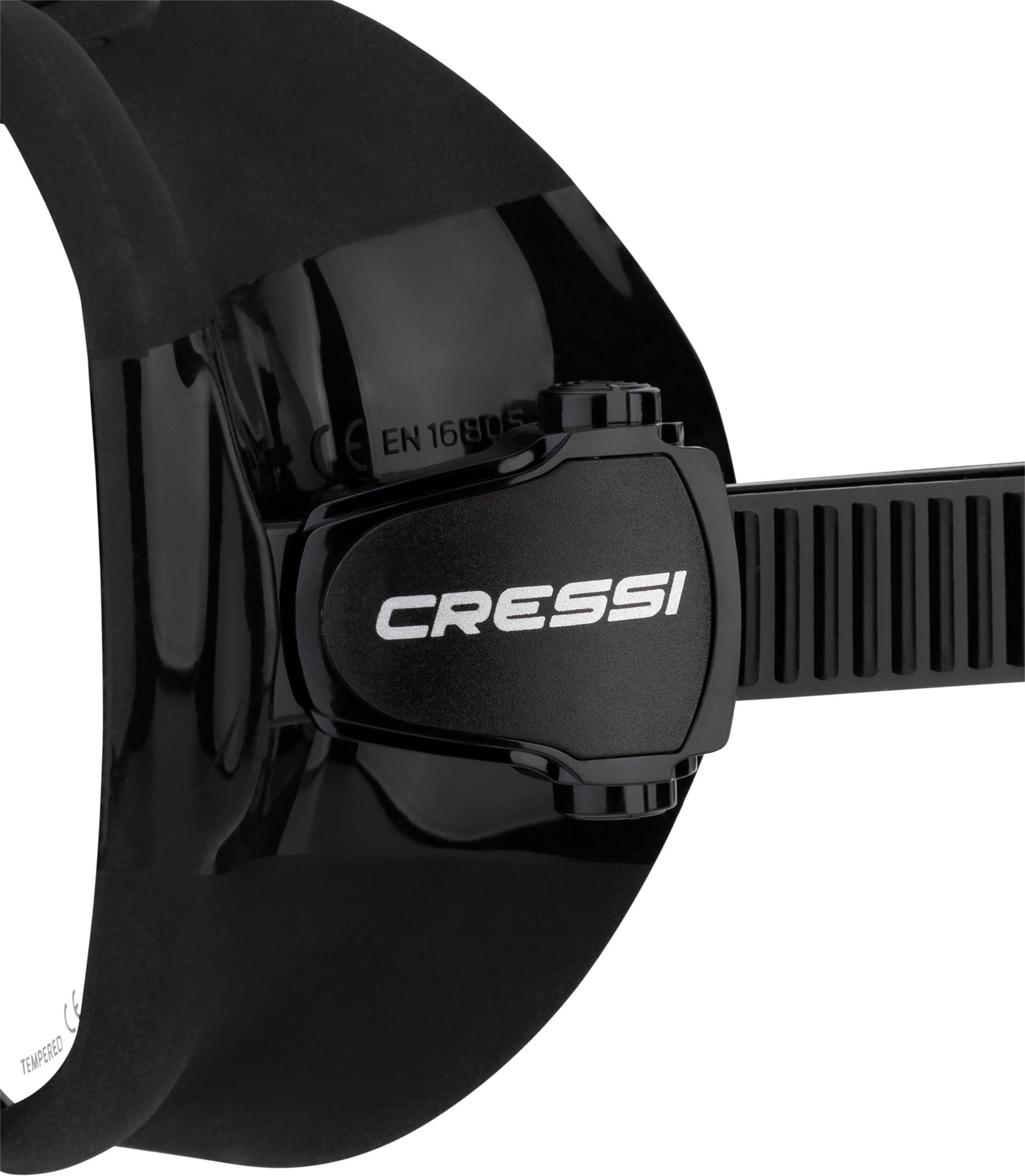 Cressi Maschera subacquea senza cornice per adulti, lente mono, volume interno basso, puro silicone morbido, Z2: progettata in Italia da Cressi