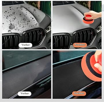 Polierschwamm Auto Set Autowachs Applikator Pads 90mm 10 Stück