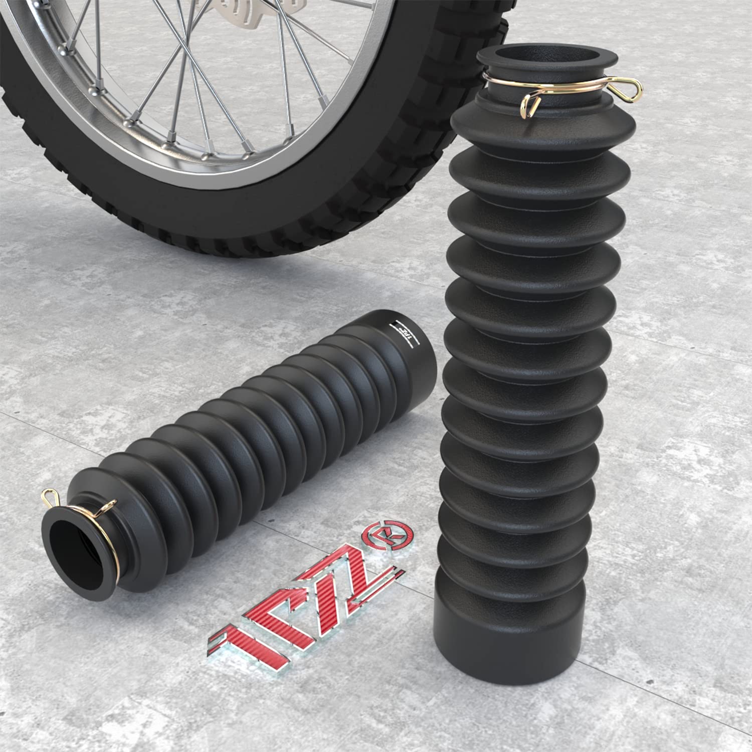 Amazon | 1PZ JP1-11X 31mm バイク用 フロント フォークブーツ スズキ 