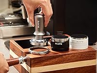 Vista 6 de IKAPE Tamper Espresso de 58.5 mm, tamper de café barista premium con resorte calibrado, 100% base de acero inoxidable compatible con máquina