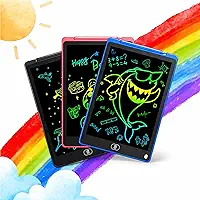 Tablet Infantil de Escrita e Desenho 12″ – Lousa Digital LCD Multicolorida com Botão de Apagar, Portátil – Presente Infantil