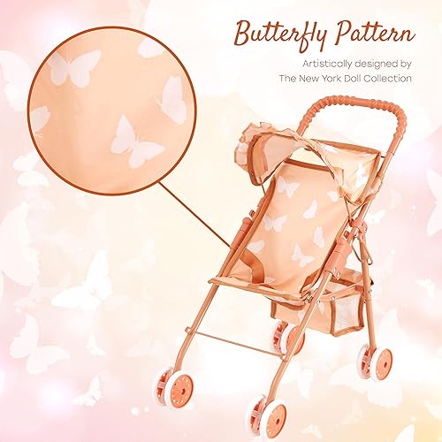 Miniatura 4 de My First Baby - Cochecito de muñeca para niñas de 3 años, niños pequeños  Cochecito de bebé plegable para muñecas, cochecito de juguete para muñecas