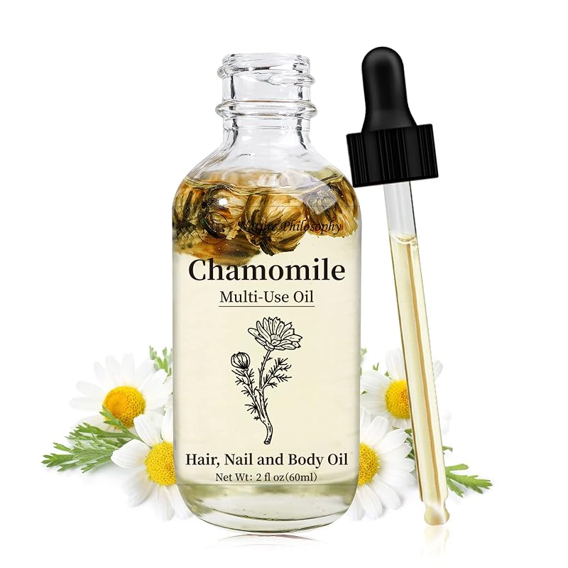 Óleo multiuso de camomila NP NATURES PHILOSOPHY para rosto, corpo e cabelo, 60 mL