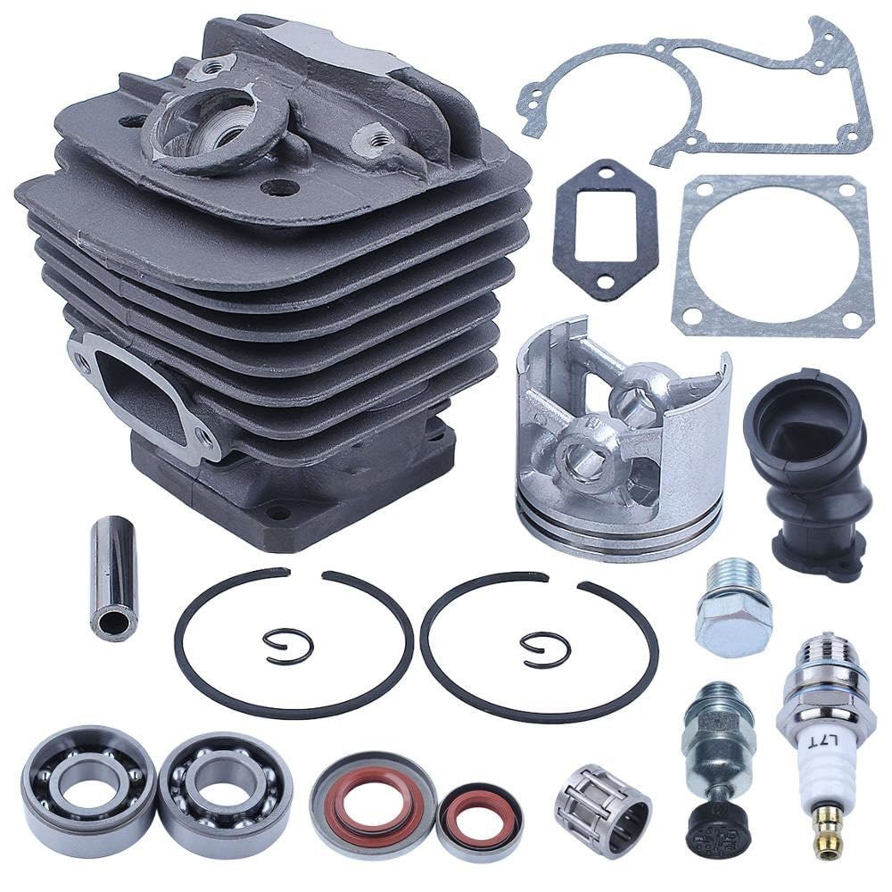 Kit guarnizioni candela candela paraolio pistone cilindro 48mm, for parti motore motore motosega, For STIHL 034 036 Ms360 Ms340 Ms 340 360 Kit cilindro motosega