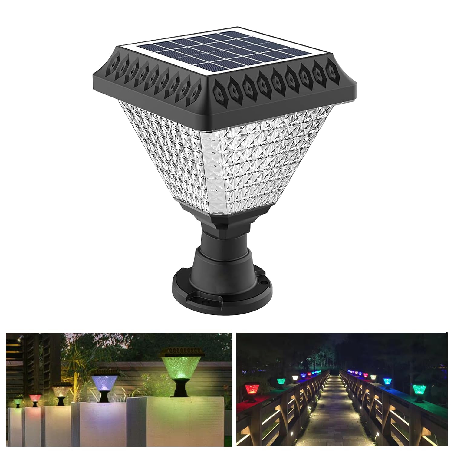 10W Solar Lights for Home Outdoor Garden 33 LED Waterproof Gate Lamp(Pack of 1)
