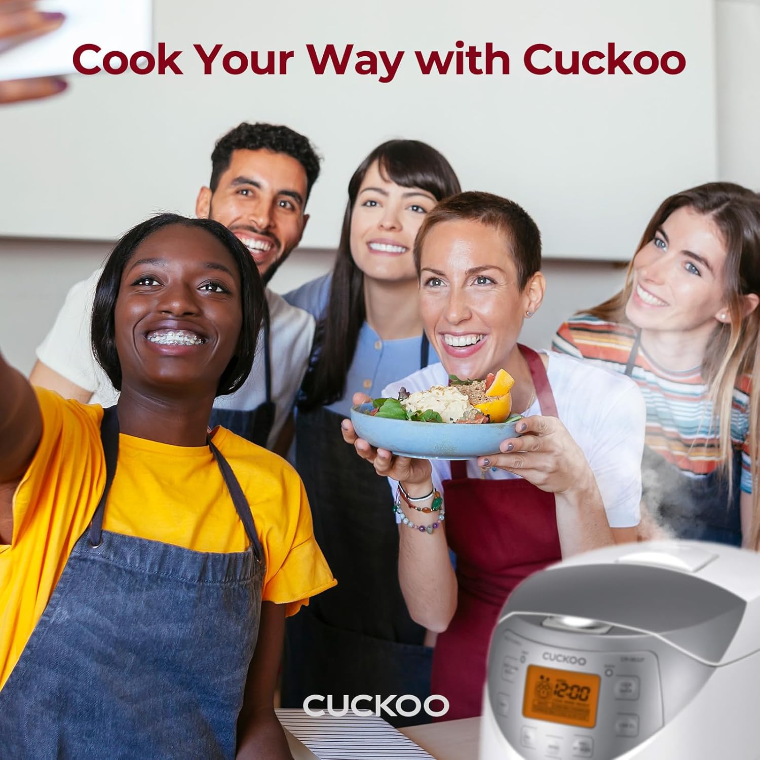 CUCKOO Micom Rice Cooker 6 Cup Uncooked / 12 Cup Cooked, Korean Fuzzy Logic Rice Cooker with Delay Timer & Keep Warm Setting, Versatile Food Steamer with Non-Stick Inner Pot, Silver (CR-0632F) - Image 7