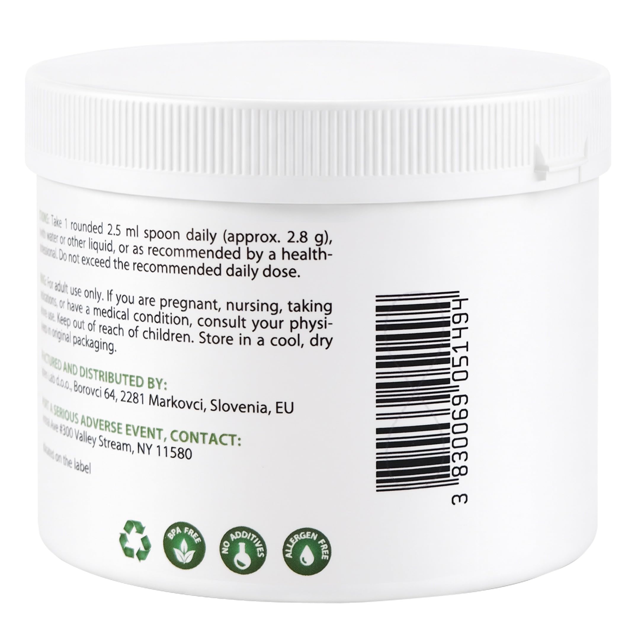 Potassio Citrato in Polvere 600g | 100% Puro | Senza Aroma | Ingrediente Singolo | Senza Capsule | Integratore Alimentare
