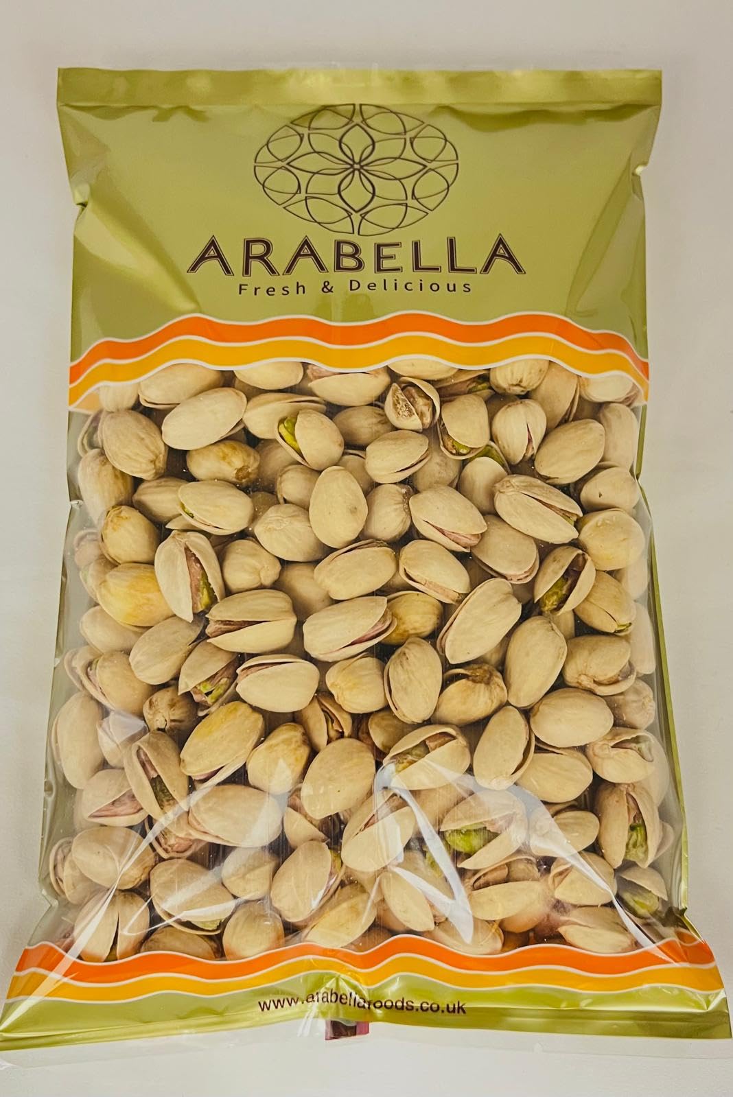 Pistachio light salted - 450g. Freshly Roasted, Large Pistachios Suitable for Vegetarians and Vegans