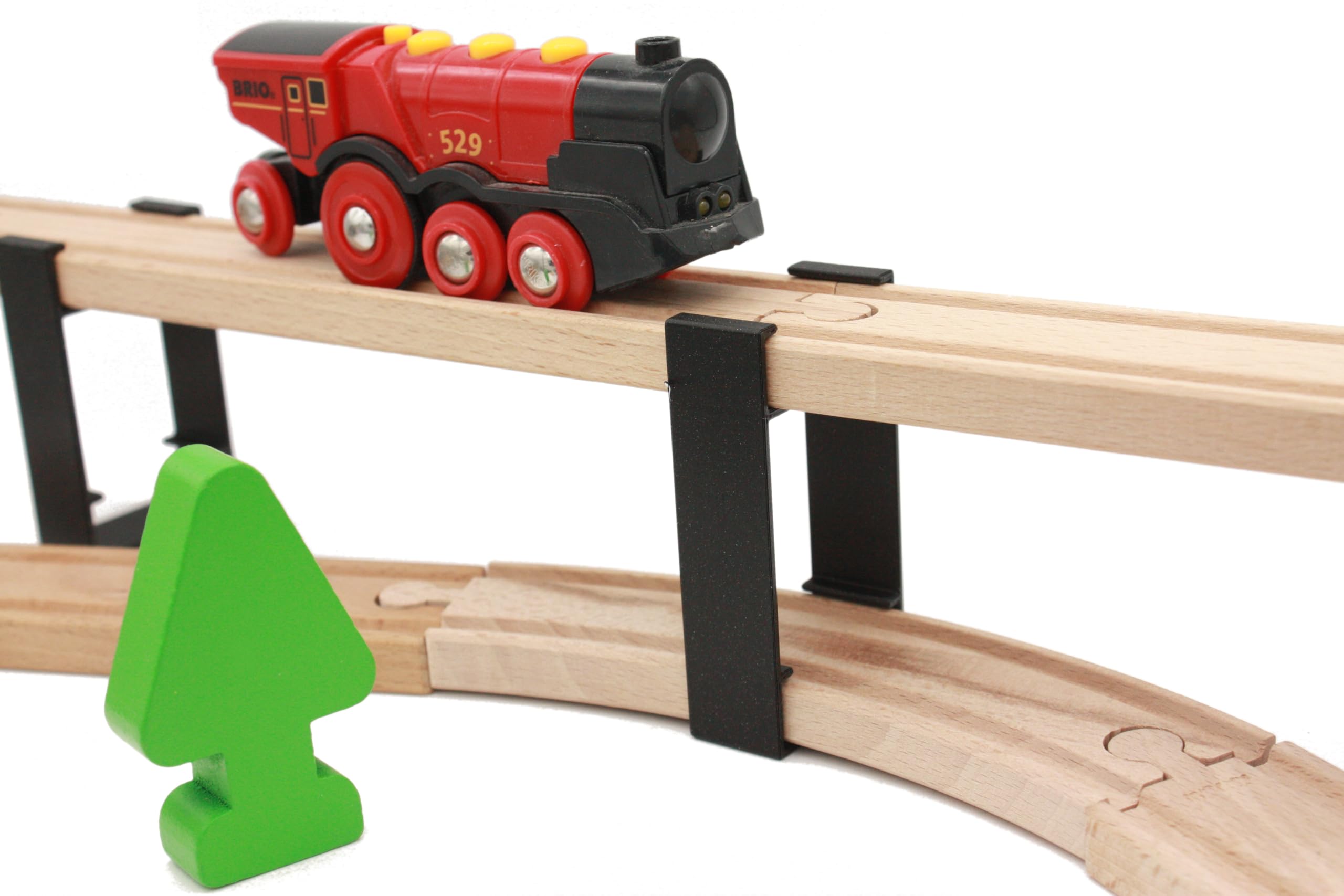 locorico Locorico - 4 Wooden Train Bridge Stacks (2 floors)