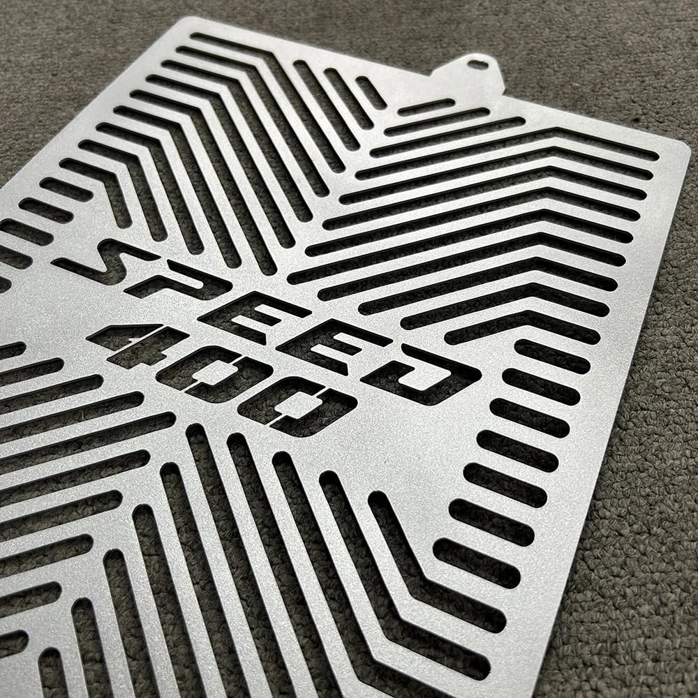 Griglia Protettiva Radiatore Per Triumph Speed 400 - Lega Alluminio, Nero, 2024-2025 - Foto 4