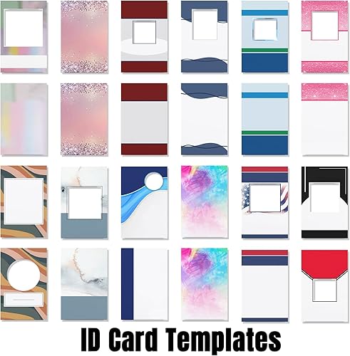 Miniatura 2 de Insignia de identificación personalizada con imagen de nombre, tarjeta de identificación personalizada con foto de empleado con cordón, tarjeta de