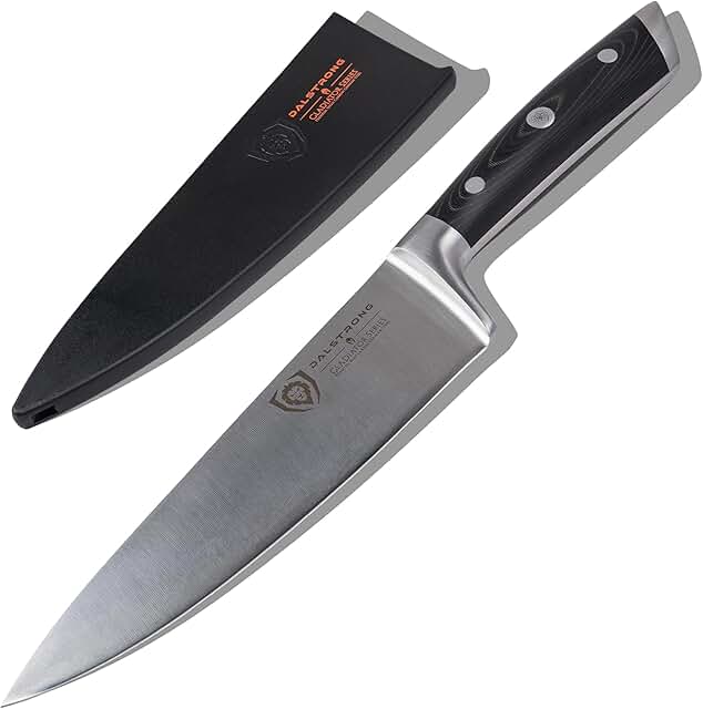 DALSTRONG Chef Knife - 8 inch Blade - Gladiator Series ELITE - Forged HC...