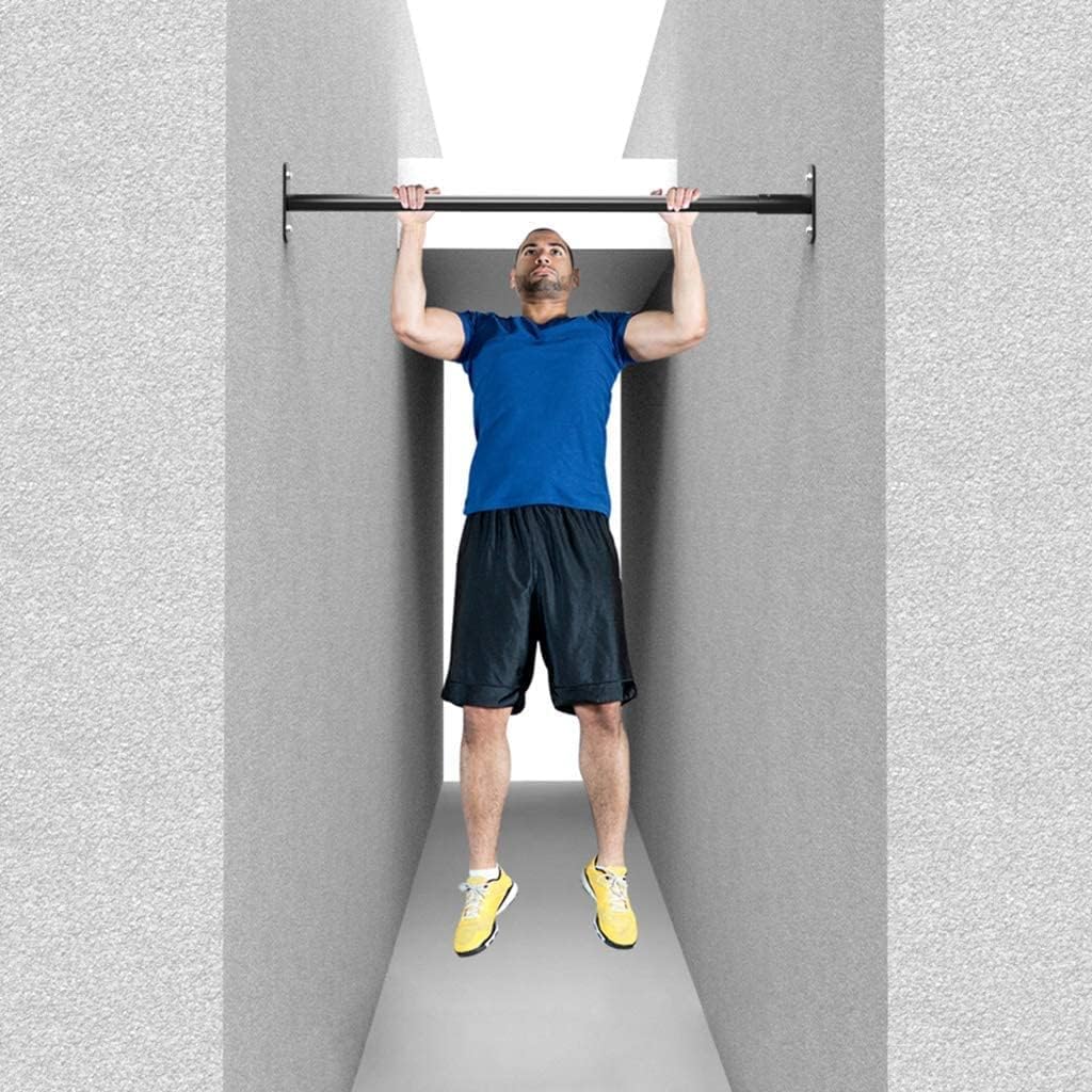 JYDQM Fitness Training Pull Up Bar for Men & Women Wall-Mounted Horizontal Bars, Stretching 50-90cm Pull-up Bar, Suitable for Home Gym Aisle Strength Training Equipment, Load 300kg