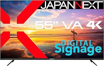 JAPANNEXT 55インチ曲面大型モニター(リモコン付き) JAPANNEXT JN-VC555UHD 4k 曲面モニター 新しい経験の世界への扉