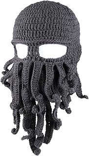 Bonnet Invernali Berretti in Maglia Cappello Polipo Santa Claus vichinghi Unisex