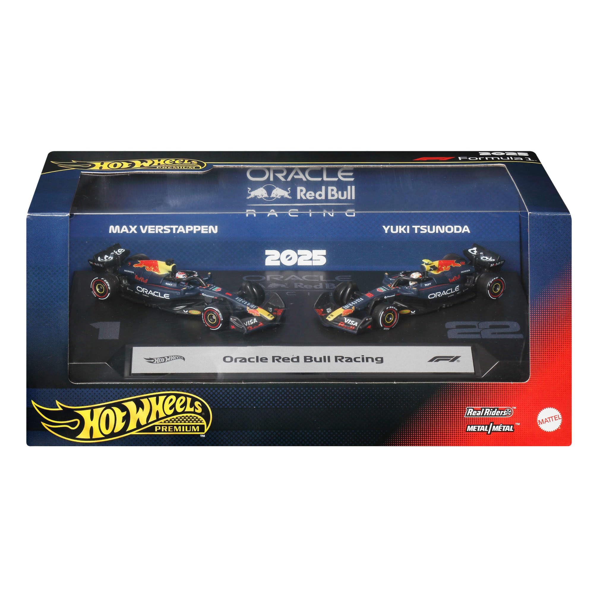 Hot Wheels Premium Formula 1 Oracle Red Bull Racing 2-Pack