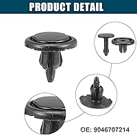 Vista 4 de ACROPIX Clips de repuesto para guardabarros para Toyota Avalon, paquete de 50, color negro