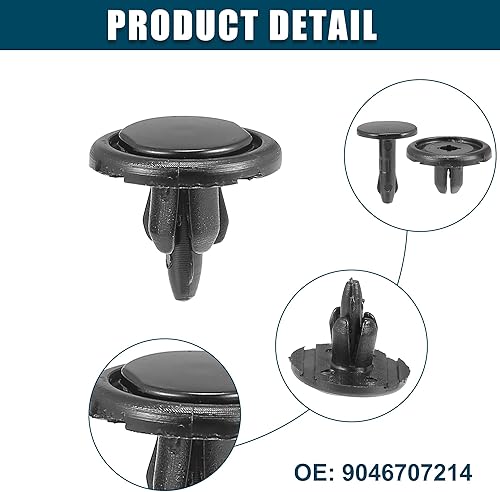 Miniatura 4 de ACROPIX Clips de repuesto para guardabarros para Toyota Avalon, paquete de 50, color negro