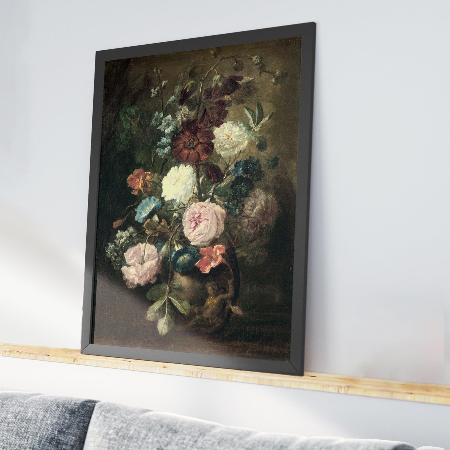 Vase of Flowers Rice Paper, 11.5 x 16 inch (1pc) - Mulberry Paper for Decoupage Furniture Print Crafts