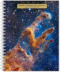 NASA Explore the Universe 2026 6 X 7.75 Inch Spiral-Bound Wire-O Weekly Engagement Planner Calendar New Full-Color Image Every Week