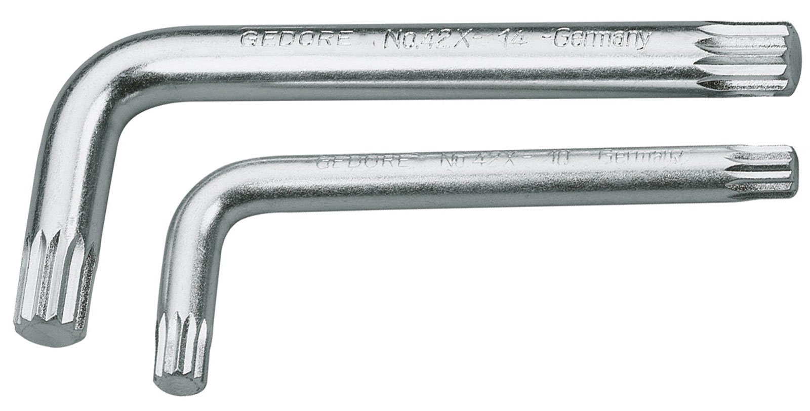Gedore Wrench XZN M4 - 42 x 4, Chrome-plated