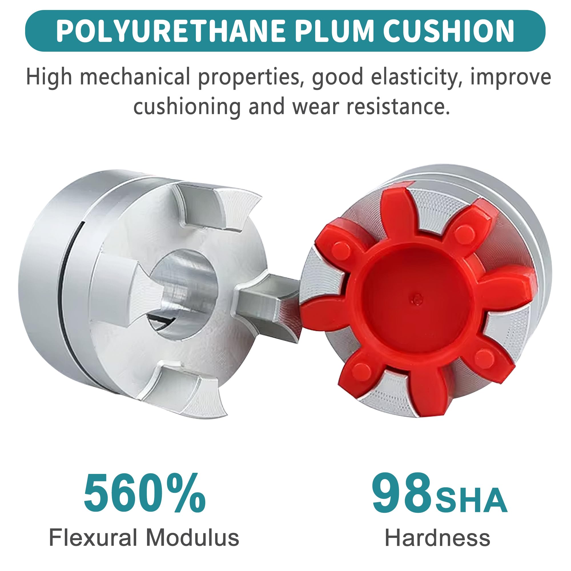 Accoppiatore Albero A Forma Di Prugna 8mm-12mm - Lega Alluminio Per Motori - Foto 3