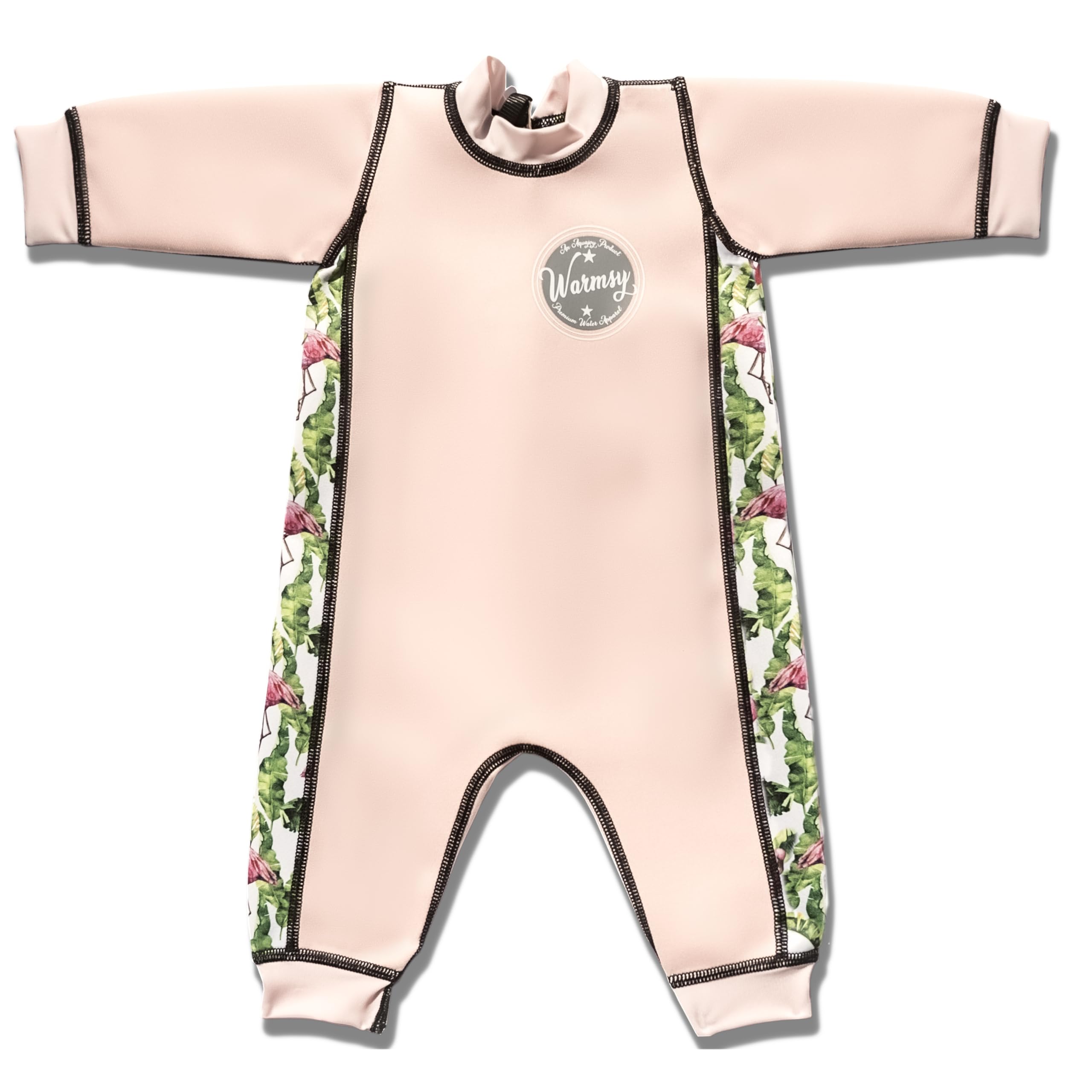Warmsy Maillot de Bain Isolant pour Enfants | Ensemble Une-pièce Néoprène pour Bébés et Nouveau-nés| Design 2 en 1 | Combinaison de Bain Réversible