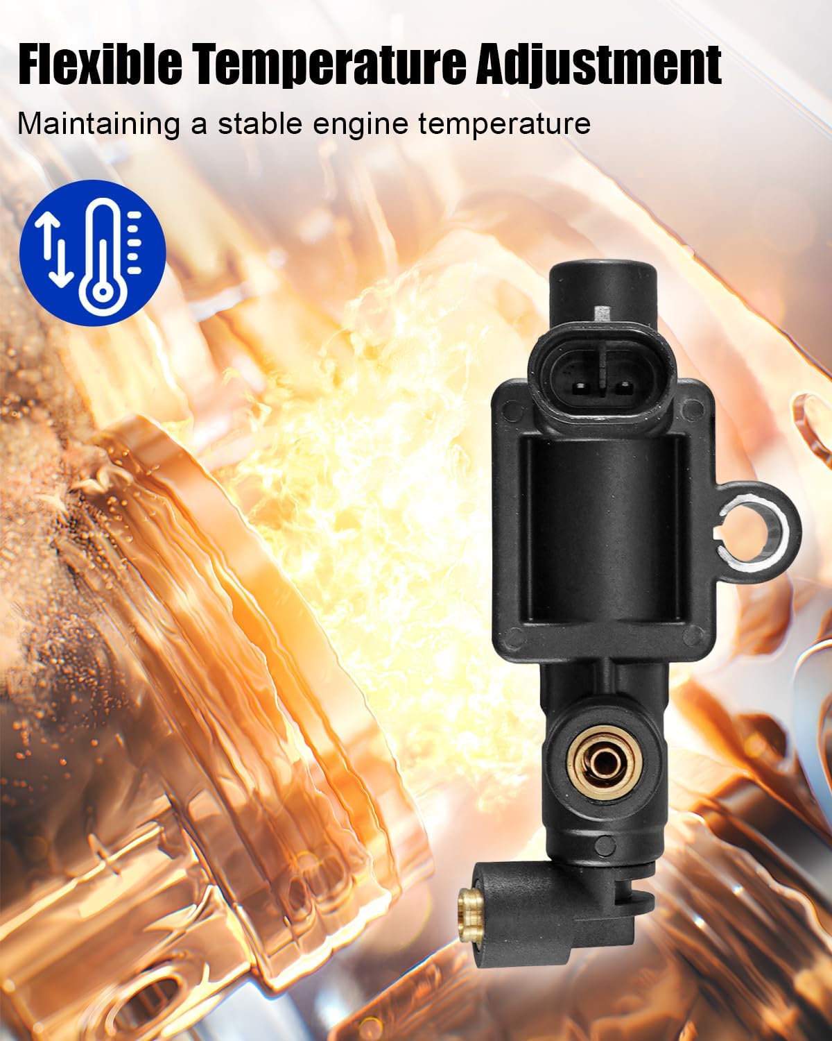 Fan Clutch Solenoid Compatible with Pacca Peterbilt 320 325 330 335 384 386 387 388 389 567 579 587 Replace 5030-451A 1731108GT