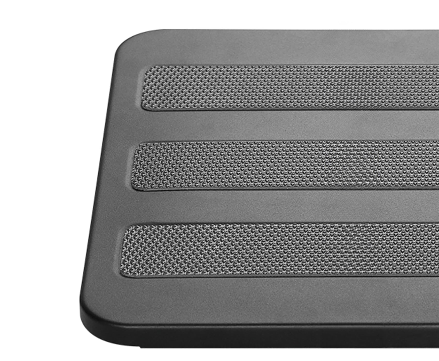 HDWR FeetFleet-09 Repose-pieds de bureau réglable, antidérapant | Appui ergonomique sous les jambes, surface antidérapante, noir, pour bureau et télétravail