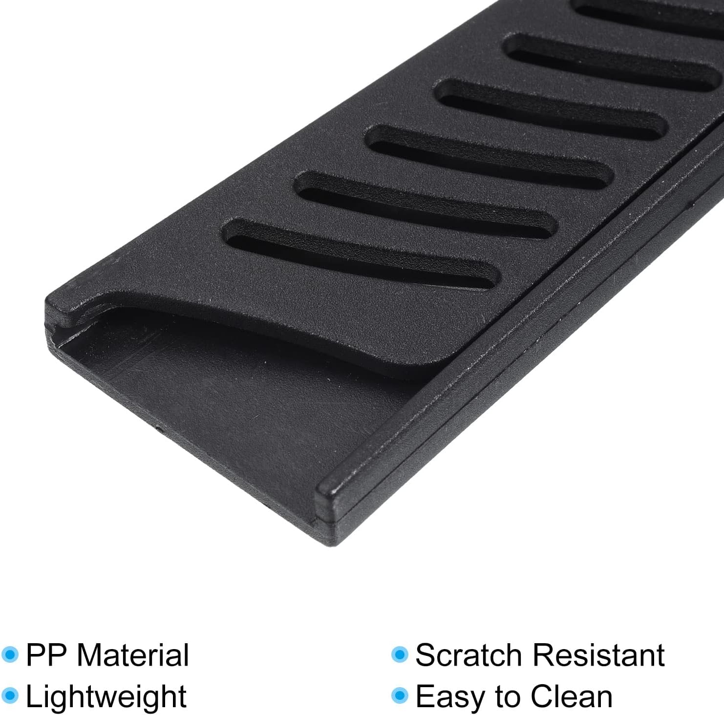 PATIKIL PP Safety Knife Cover Sleeves for 6" Boning Knife, 2 Pack Knives Edge Guard Blade Protector Universal Knife Sheath for Kitchen, Black