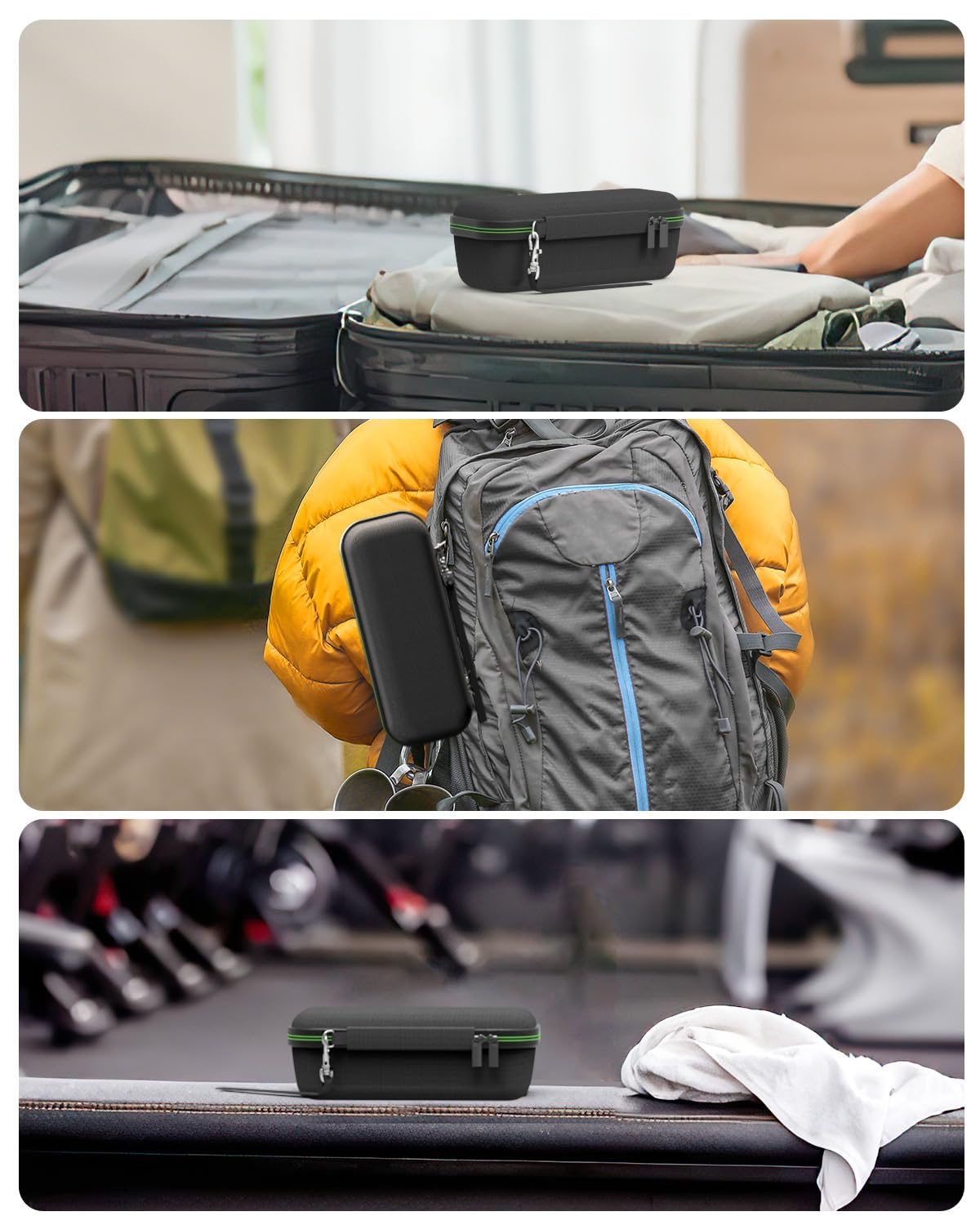Superer Tasche Tragetasche Passend für Philips OneBlade Rasierer Reise-Etui für Herren Elektrischer Bartschneider, Trimmer und Ladegerät Reise Tragbare Schutzhülle Aufbewahrungsetui