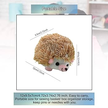 Amazon | DYNWAVE ハリネズミ ピンクッション 針山 針刺し