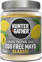 Product image Hunter & Gather 100% Olive Oil Egg Free Classic Mayo 250g - Seed Oil Free, Keto & Vegan Friendly - No Added Sugar, Gluten & Soy Free